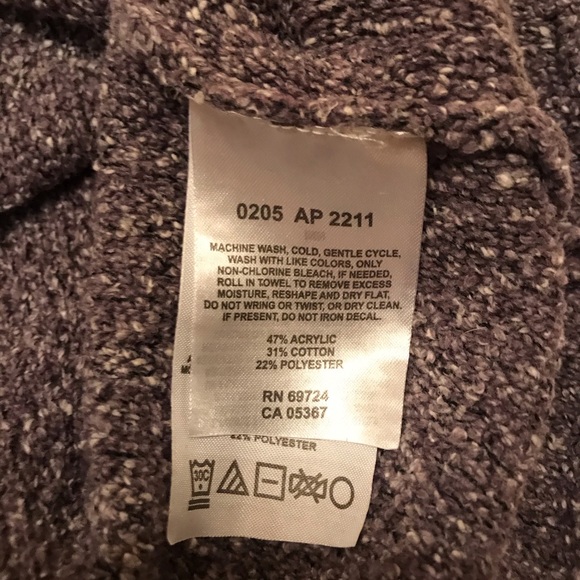 Columbia Purple Nubby Sweater - Picture 5 of 5